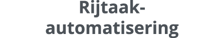 Rijtaak automatisering