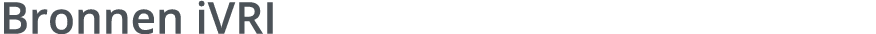 Bronnen iVRI