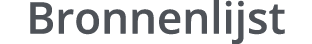 Bronnenlijst