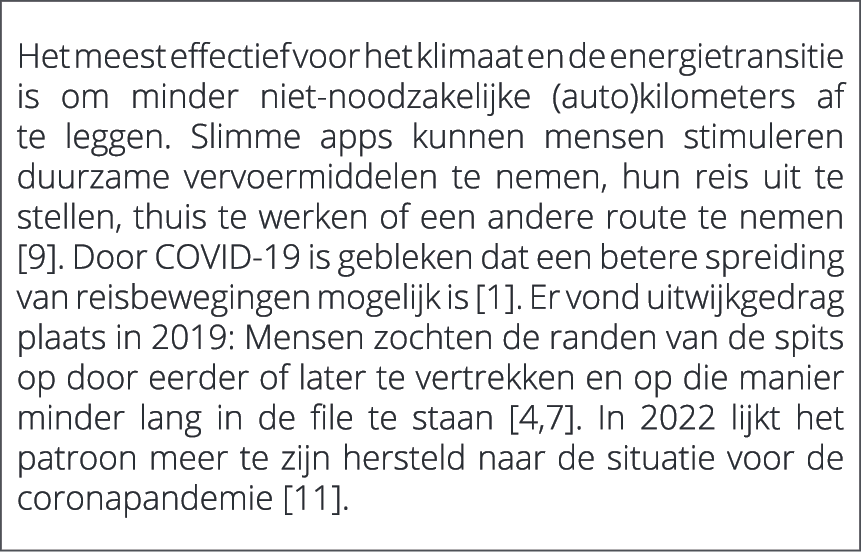  Het meest effectief voor het klimaat en de energietransitie is om minder niet noodzakelijke (auto)kilometers af te l...